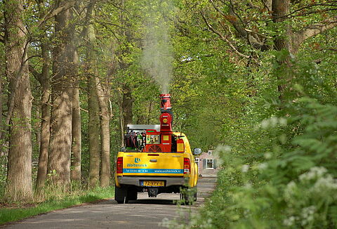 Wolterinck, specjalista od drzew: Zwalczanie gąsienic korowódki dębowej za pomocą Entonem