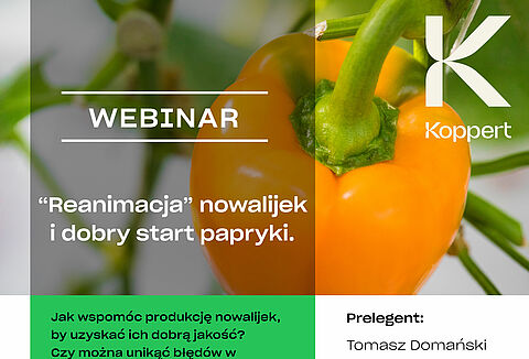 Nagranie webinar "Reanimacja" nowalijek i dobry start papryki