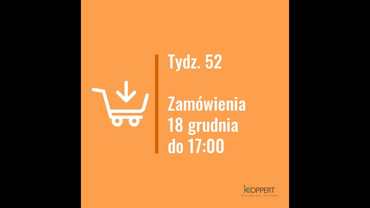 Grudniowe dostawy w Koppert Polska - 2020 Grudniowe dostawy w Koppert Polska - 2020